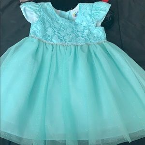 Mint green toddler dress